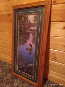 lot 197 image: Framed Art Print - Beyond Still Waters by Kim Norlien