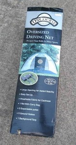 lot 216 image: Oversized Driving Net For Golf Practice - Appears New