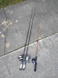 lot 217 image: (3) Ugly Stik Fishing Rods