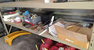 lot 249 image: Shelf of Miscellaneous Parts & Hardware