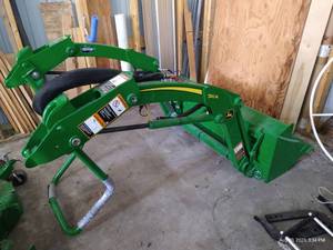 lot 290 image: John Deere 120R Loader Attachment for 1025R Tractor