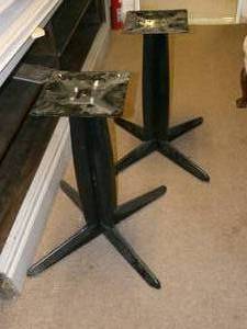 lot 53 image: 2 Heavy Duty Wooden Restaurant Tabl...
