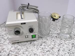 lot 154 image: Vintage Crystal Mugs and Power Supp...