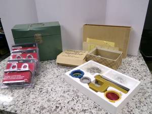 lot 156 image: VIntage Metal File Box, Universal A...