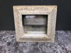 lot 165 image: Antique Shabby Chic Framed Mirror s...