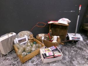 lot 179 image: Misc lot of Out door items and Cass...
