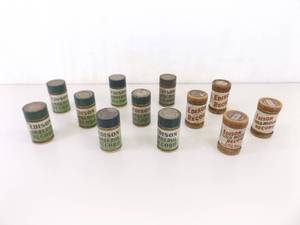lot 20 image: Lot of 12 Antique Edison Cylinder Records in Original Protective Tubes