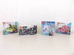 lot 31 image: Lot of 4 NEW in Unopened Box Disney, and Star Wars Lego Sets