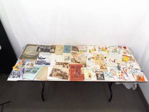 lot 46 image: Large Lot of Vintage 1940s and 1950s Ephemera, Cards, etc.