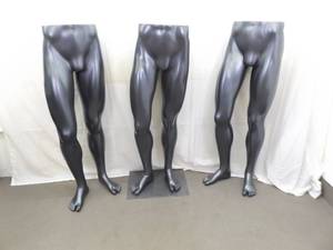 lot 83 image: Lot of 3 - 44 Waist Mannequins wOne On a Stand