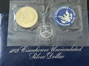 lot 39 image: 1973-S Eisenhower Silver Dollar Uncirculated