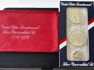 lot 41 image: 1976-S Bicentennial Silver Set Uncirculated