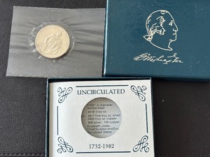 lot 44 image: 1982-D Washington Silver Half Dollar