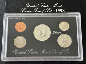 lot 14 image: 1998-S Silver Proof Set