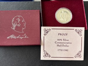 lot 16 image: 1982-S Washington Silver Half Dollar Proof