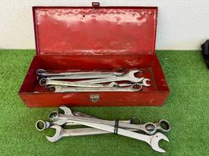 lot 5 image: Large Wrenches & Tool Box