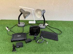 lot 57 image: Desk Lamps & Electronics