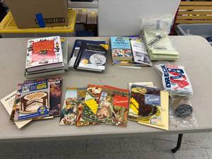 lot 60 image: Books, Cookbooks & Vacuum Cleaner Bags