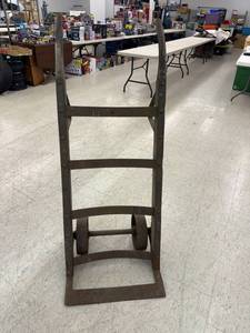 lot 149 image: Antique Industrial Hand Truck Dolly