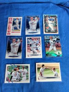 lot 54 image: 8 Shohei Ohtani Baseball Cards