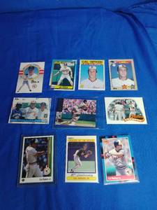 lot 57 image: 10 Cal Ripken Jr. Cards