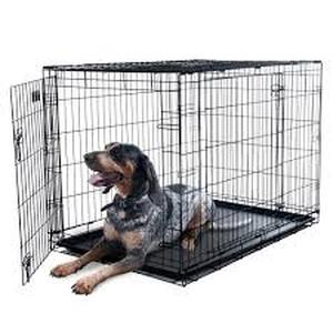 lot 87 image: PETMAKER 36-inch Double Door Dog Crate.