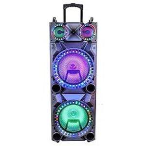 lot 82 image: beFree Sound BFS-9160 Portable Bluetooth Double Subwoofer Party Speaker.