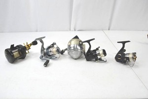 lot 10 image: Lot of 5 Fishing Reels - South Bend, Abu Garcia, Zebco, Others