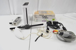 lot 56 image: Nintendo Wii Console Bundle with Games, Controllers, and Cables (No Power Cord)