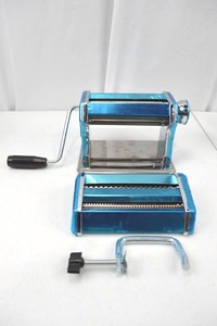 lot 63 image: New Manual Pasta Maker Stainless Steel with Attachments