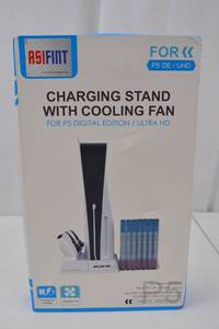 lot 64 image: ASIFINT Charging Stand with Cooling Fan for PS5 Digital Edition