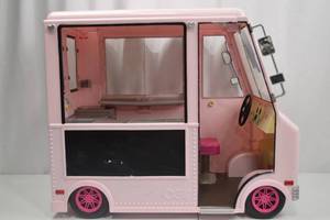 lot 159 image: Our Generation Pink Food Truck - Designed for OG and American Girl 18 Dolls