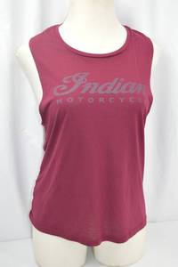 lot 177 image: Indian Motorcycle Sturgis Tank Top 2XL Maroon