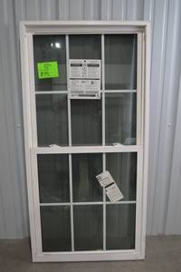 lot 291 image: Two Pella Double Hung Replacement Windows, 35.5 x 71.25 in, Low-E, Argon