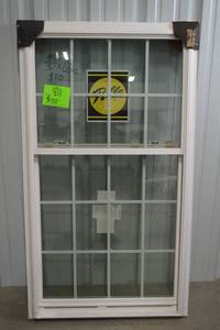 lot 297 image: Pella 250 Series Double Hung Window, 37x65.5 in, White, Low-E, Argon