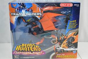 lot 131 image: Transformers Prime Beast Hunters Predacons Rising Beast Fire Predaking Figure