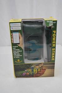 lot 196 image: Outdoor Wi-Fi Smart Power Stake with 6 Outlets