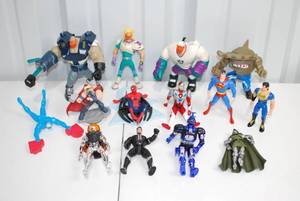 lot 114 image: Superhero Action Figures Lot - Marvel, DC, and Assorted Characters
