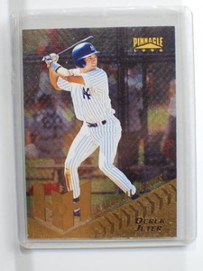 lot 119 image: 1996 Pinnacle Derek Jeter Baseball Card #279
