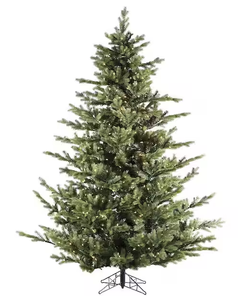 lot 32 image: Fraser Hill Farm 9.0-ft. Pre-Lit Foxtail Pine Green Artificial Christmas Tree