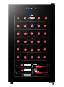 lot 50 image: Arctic King Premium 34-Bottle Standard Wine Cooler, Glass Door #AWCA034ADB