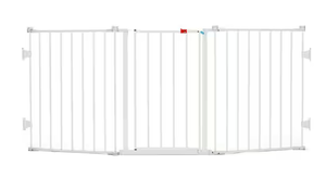 lot 103 image: Regalo Metal Flexi Gate Extra Wide Configurable Walk-Through Gate