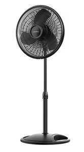 lot 209 image: Lasko 16 3-Speed Adjustable Oscillating Pedestal Fan