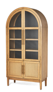 lot 416 image: Enzo Natural Bookcase Storage Cabinet