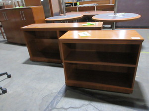 lot 231 image: GEIGER WOODEN BOOKCASES