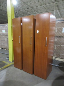 lot 235 image: GEIGER WOODEN LOCKER TOWERS