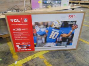 lot 17 image: 55 Inch Hisense A6 Series LED 4K UHD Smart Google TV (2024) 55a6hx