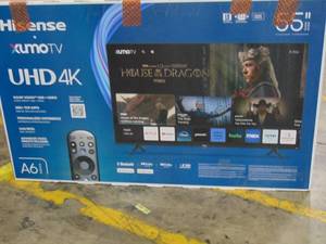 lot 25 image: 55 Inch Element E4AA55R LED 4K Smart Roku TV