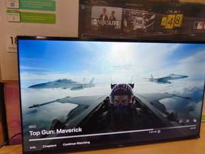 lot 25 image: 55 Inch Element E4AA55R LED 4K Smart Roku TV