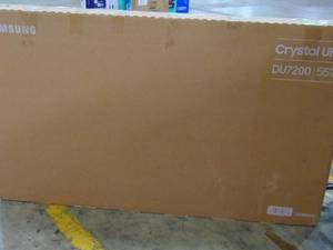 lot 27 image: 55 Inch Samsung DU6900 Series Crystal UHD 4K Smart Tizen TV (2024)